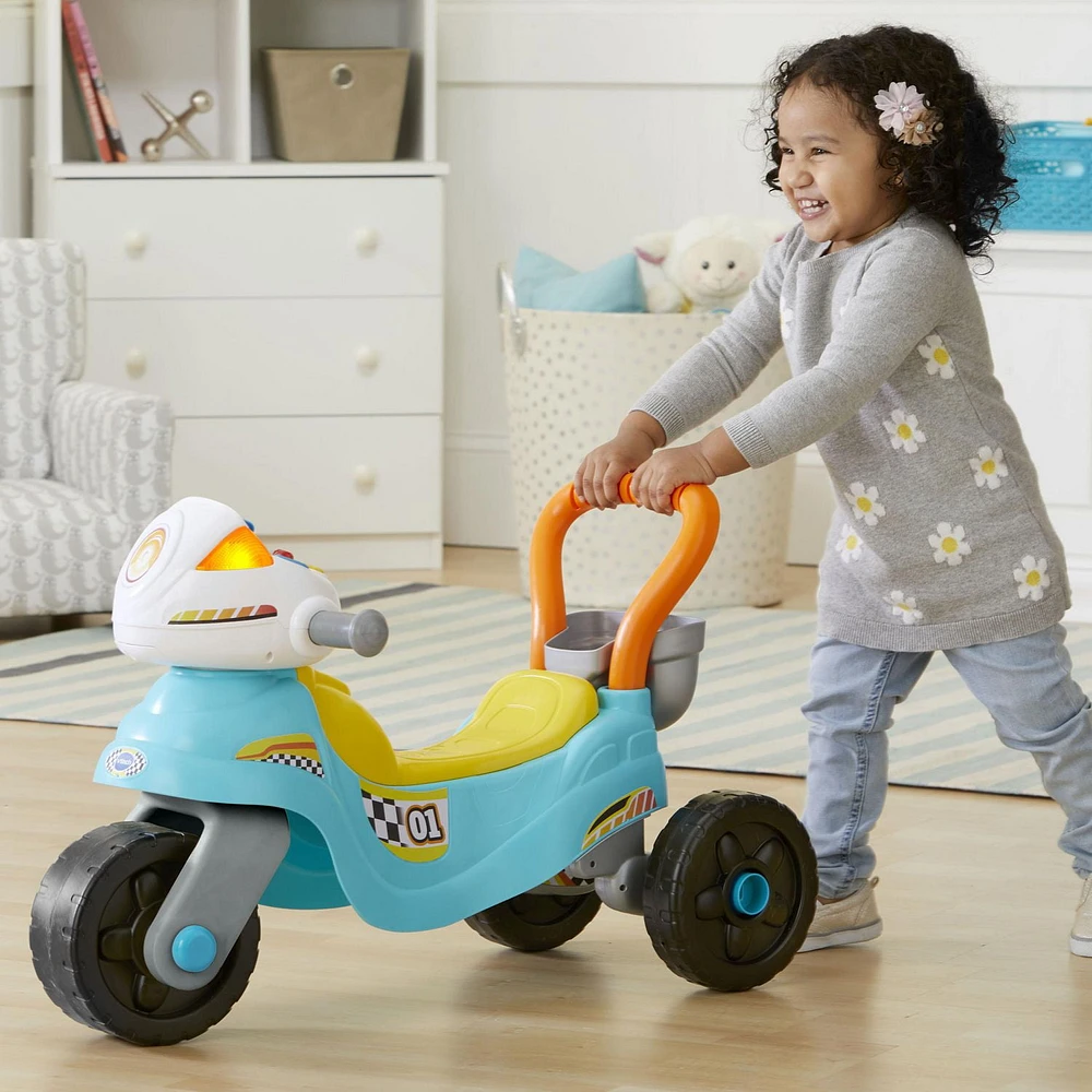 VTech 3-in-1 Step & Roll Motorbike - English Version - Walmart Exclusive, 12-36 Months