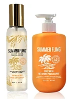 Summer Fling Body & Hair Mist, 6.0 fl. oz./177 mL, Features top notes of pistachio and coconut.