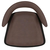 Contemporary Air Lift Stool in Brown