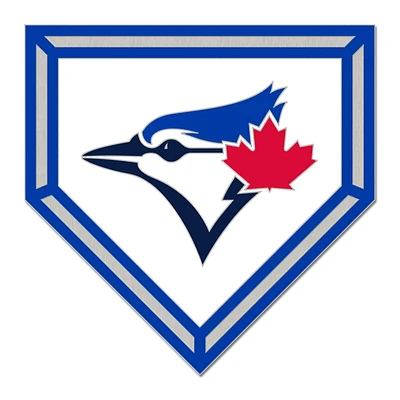 Wincraft Toronto Blue Jays Home Plate Collector Enamel Pin Jewelry Card