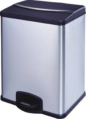 hometrends Stainless Steel Recycling Bin, 36 Litre