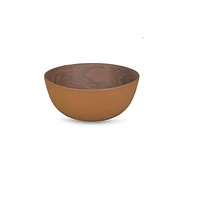 Bamboo Walnut Copper Bowl 14 cm Set of 4