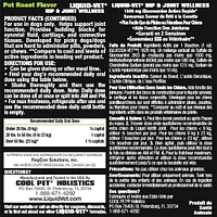 Liquid-Vet K9 Joint Wellness Fast Acting Glucosamine - Pot Roast Flavor, Glucosamine, 474 mL