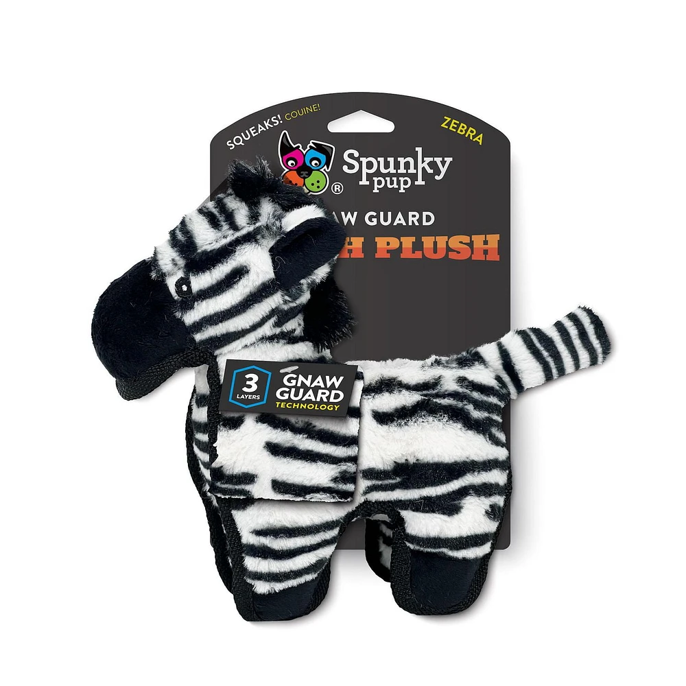 Spunky Pup Tough Plush Hippo