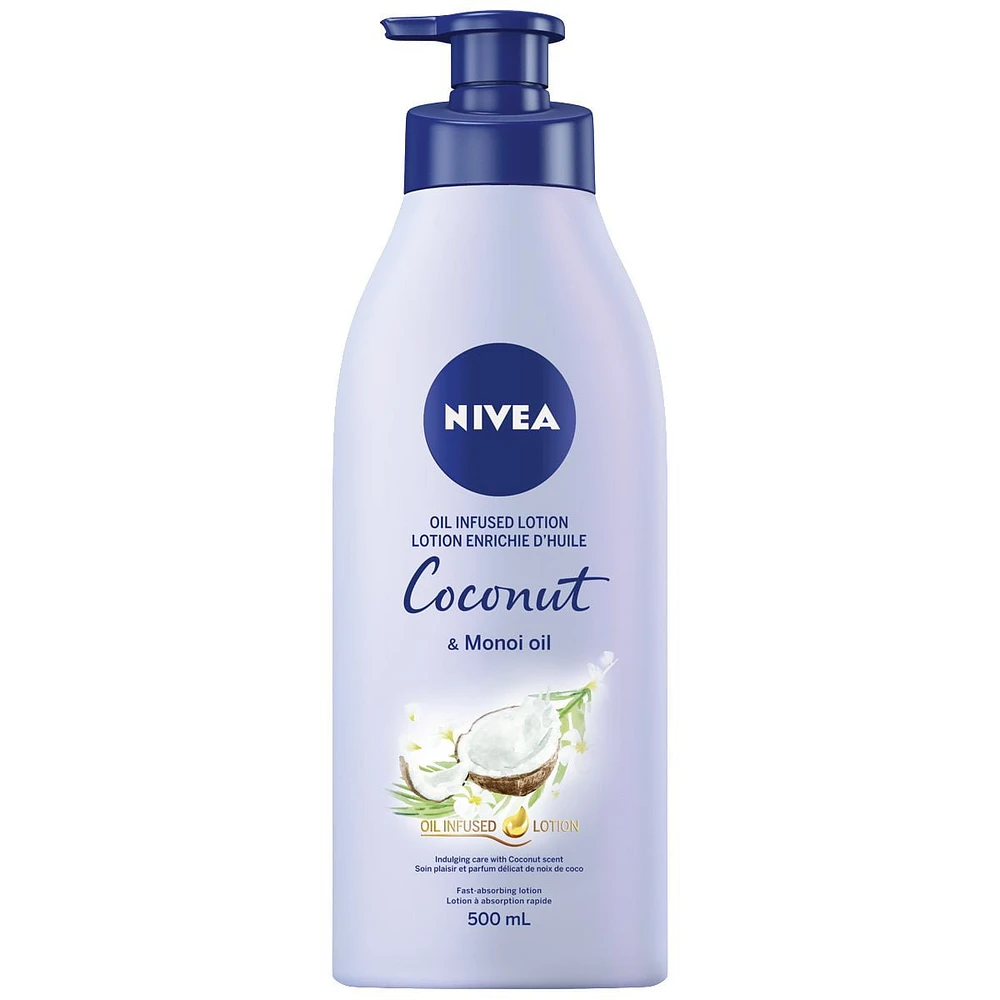 NIVEA Lotion Corporelle enrichie d'huile Coconut & Monoi Oil 500 ml