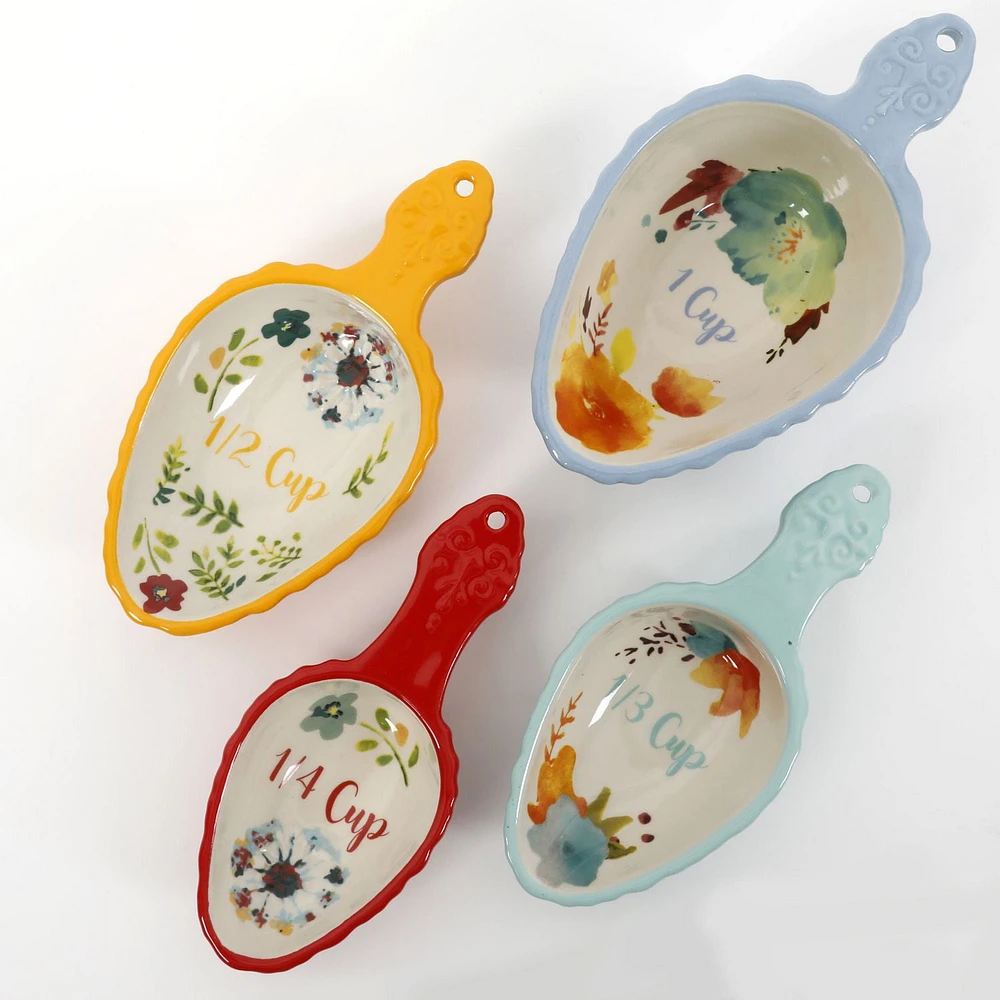 The Pioneer Woman Willow Measuring Scoop and Spoon Set