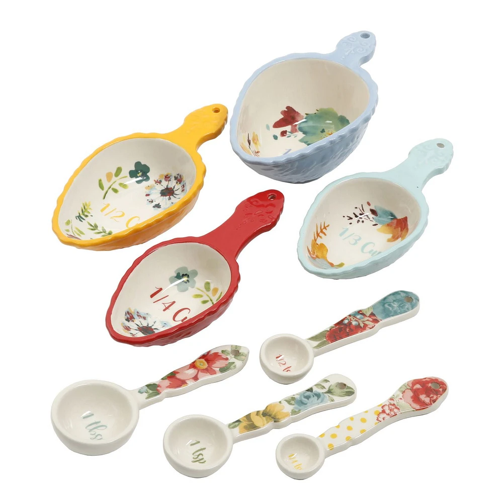 The Pioneer Woman Willow Measuring Scoop and Spoon Set