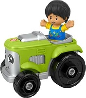 Fisher-Price Little People Tractor Farm Toy & Figure Set for Toddlers, 2 Pieces