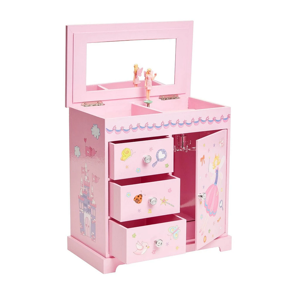Mele and Co Kerri  Pink Musical Fairy Jewellery Box