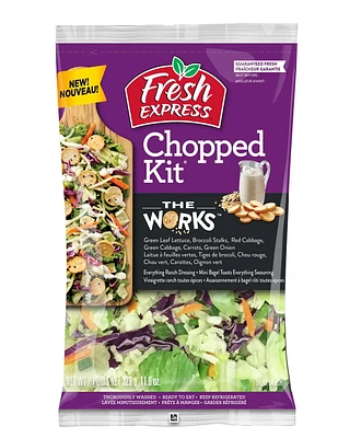 Fresh Express The Works Chopped Salad Kit, 329 g