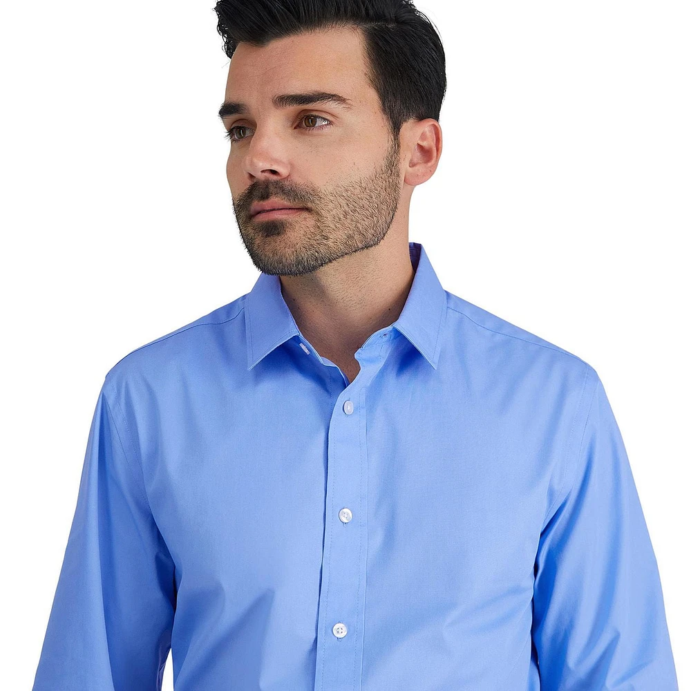 Tailored Flex™ by Haggar® Men's Solid Comfort Dress Shirt, Sizes S - 2XL