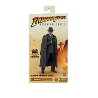 Indiana Jones and the Raiders of the Lost Ark Adventure Series Major Arnold Toht Toy, 6-inch Indiana Jones Action Figures, Ages 4 and up