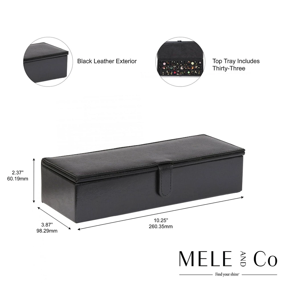 Mele and Co Ainsley Black Jewellery Case