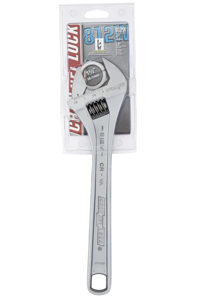 CHANNELLOCK 12" Adj Wrench