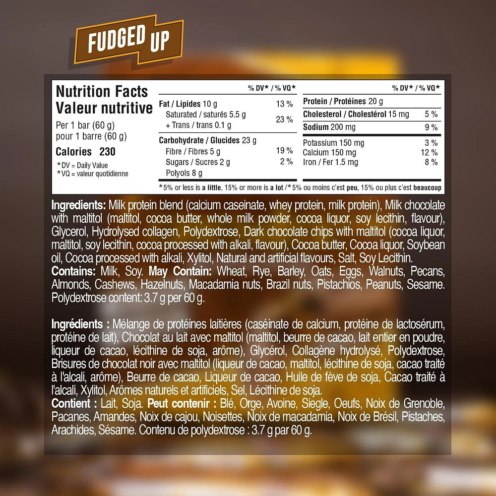 Grenade Protein Bar Fudged Up, 60g Bar