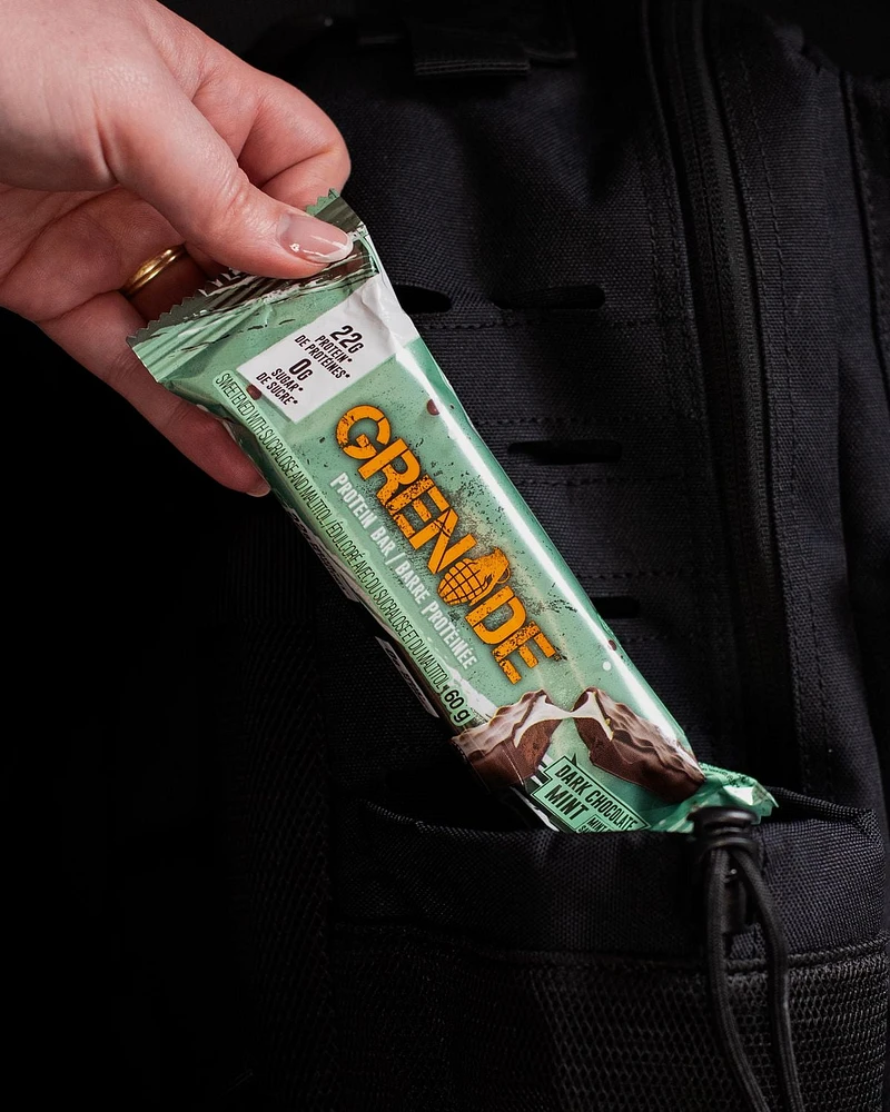 Grenade Protein Bar Dark Chocolate Mint, 60g Bar