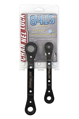 CHANNELLOCK 2pc Ratcheting Wrench Set