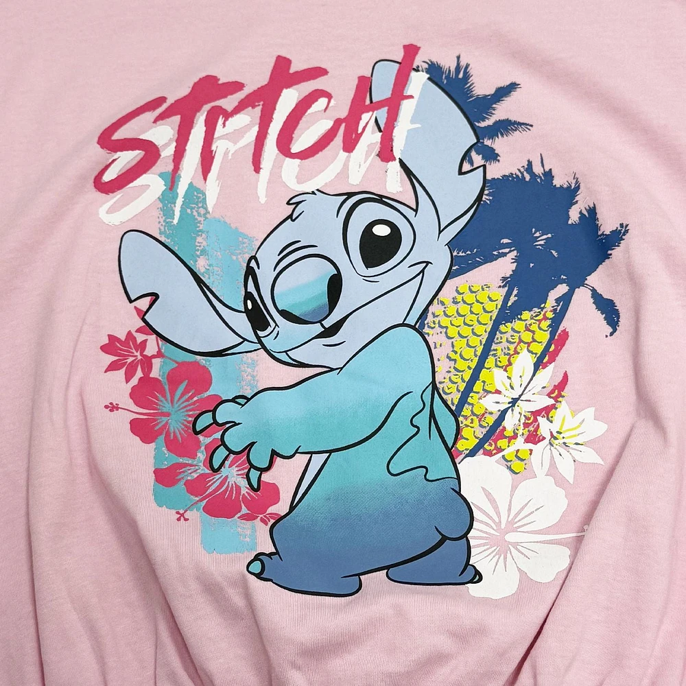 Disney Lilo and Stitch Girls Look Back Stitch Fashion Top