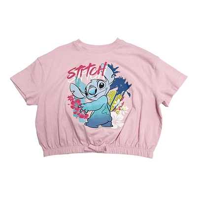 Disney Lilo and Stitch Girls Look Back Stitch Fashion Top