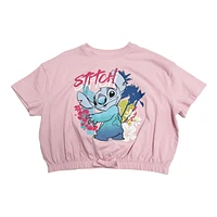 Disney Lilo and Stitch Girls Look Back Stitch Fashion Top