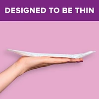 Poise Ultra Thin Postpartum Incontinence Pads with Wings, Maximum Absorbency, 60 Count