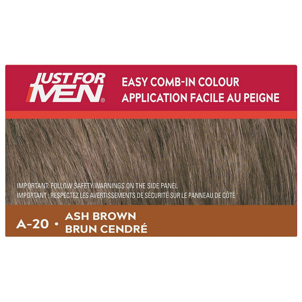 Application facile au peigne Just For Men Brun Cendré A-20