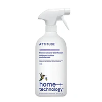 ATTITUDE home+ technology, Kitchen Cleaner Disinfectant 99.99%, Lavender & Thyme, 800 mL