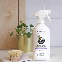 ATTITUDE home+ technology, Kitchen Cleaner Disinfectant 99.99%, Lavender & Thyme, 800 mL