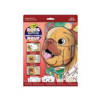 Crayola POPs 3D Kids Art Set, Pets, 3D Pets Colouring Art Set