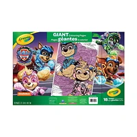 Crayola Giant Colouring Pages, PAW Patrol, Paw Patrol Giant Colouring Pages