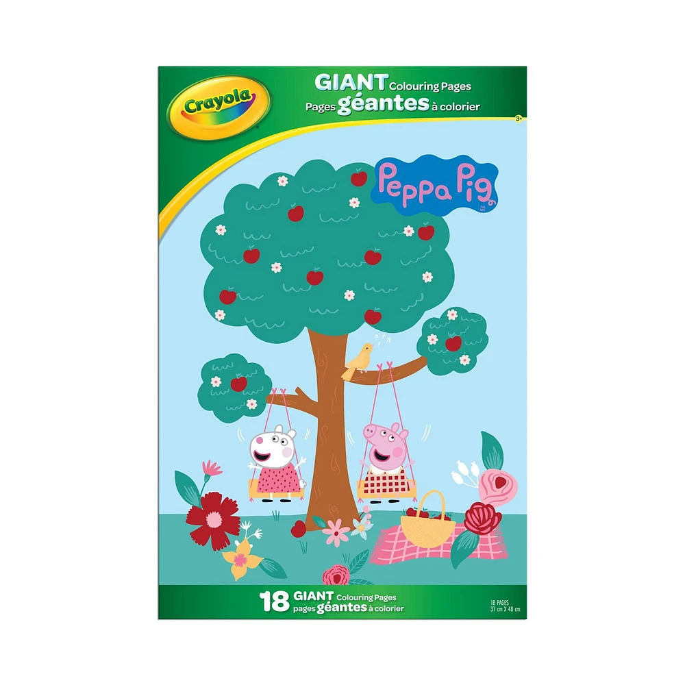 Crayola Giant Colouring Pages, Peppa Pig, Peppa Pig Giant Colouring Pages