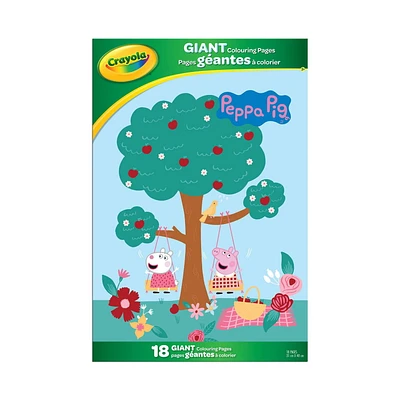 Crayola Giant Colouring Pages, Peppa Pig, Peppa Pig Giant Colouring Pages