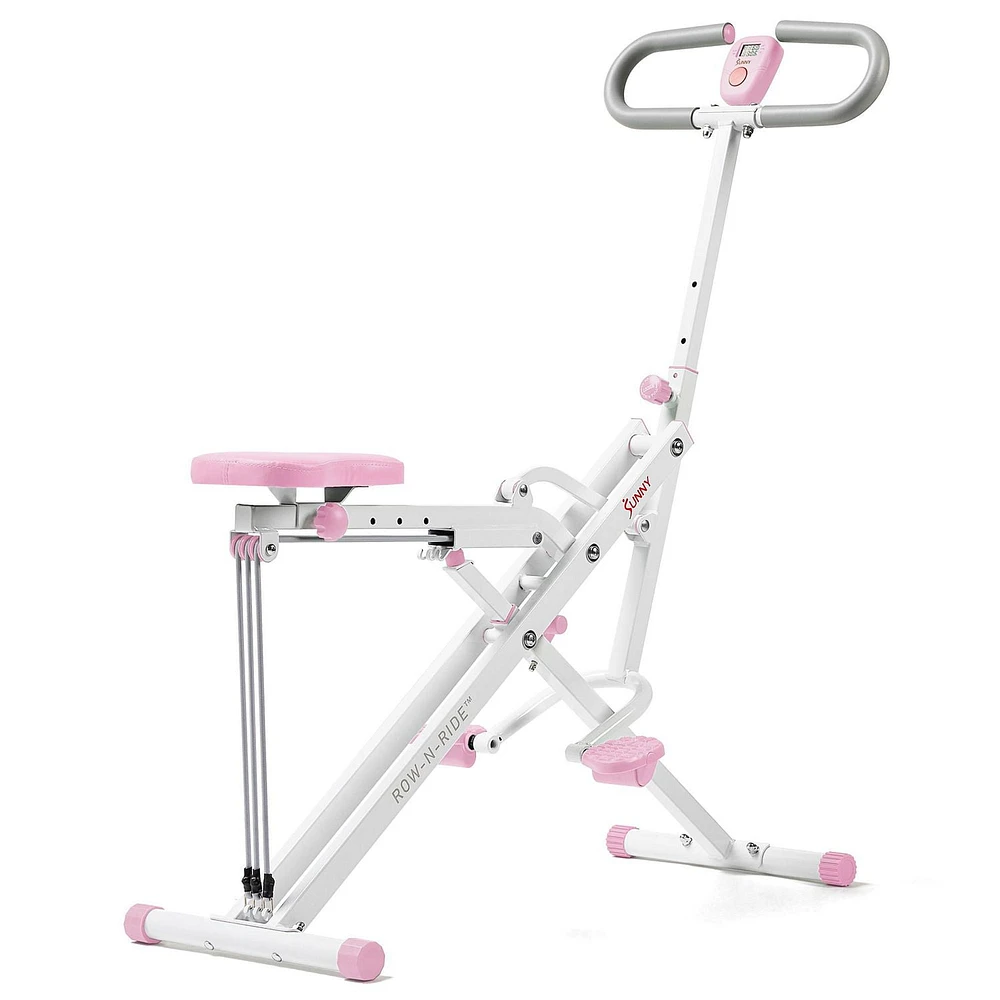 Sunny Health & Fitness Upright Row-N-Ride™ Exerciser in Pink – P2100