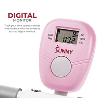 Sunny Health & Fitness Upright Row-N-Ride™ Exerciser in Pink – P2100