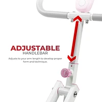 Sunny Health & Fitness Upright Row-N-Ride™ Exerciser in Pink – P2100