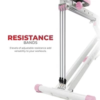 Sunny Health & Fitness Upright Row-N-Ride™ Exerciser in Pink – P2100