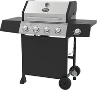 Expert Grill 4 Burner Propane Gas Grill with Side Burner and Stainless Steel Lid