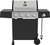 Expert Grill 4 Burner Propane Gas Grill with Side Burner and Stainless Steel Lid