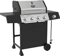 Expert Grill 4 Burner Propane Gas Grill with Side Burner and Stainless Steel Lid