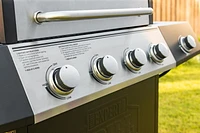 Expert Grill 4 Burner Propane Gas Grill with Side Burner and Stainless Steel Lid