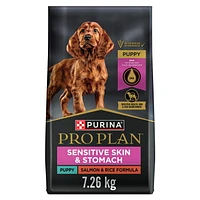 Purina Pro Plan Development Sensitive Skin & Stomach Salmon & Rice Formula, Dry Puppy Food 7.26 kg