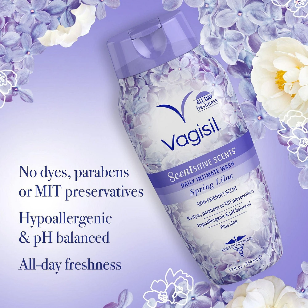 Vagisil® Scentsitive Scents® Spring Lilac Daily Intimate Wash, 240ml