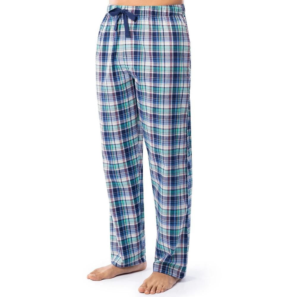 IZOD Men's Woven Sleep and Lounge Pajama Pant, Plaid