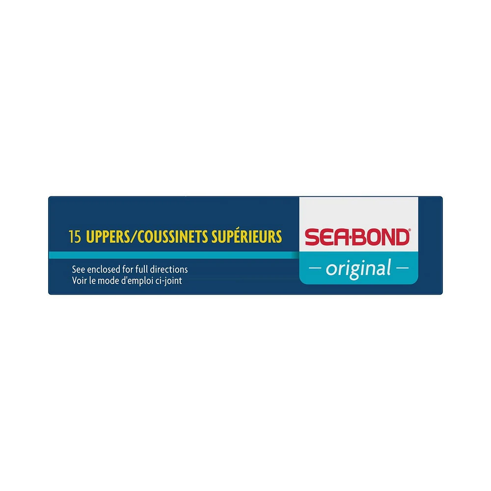 Sea-Bond Denture Adhesive Original Uppers, 15 Count