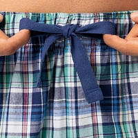 IZOD Men's Woven Sleep and Lounge Pajama Pant, Plaid