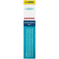 Sea-Bond Sea Bond Denture Adhesive Wafers Original, 15 Count