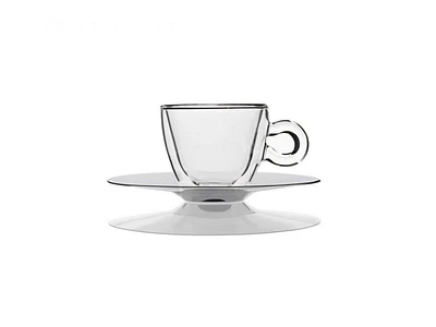 De fabrication Italienne, Luigi Bormioli Thermic Tasse à Espresso 6.5 cl (lot de 2)