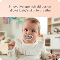 NUK Space Glow-in-the-Dark Orthodontic Pacifiers, 2 Pack