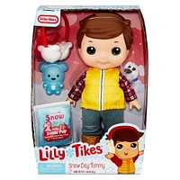 Lilly Tikes® Snow Day Tommy Doll and Accessories, Winter-Themed Imaginative Play for Kids Ages 3+