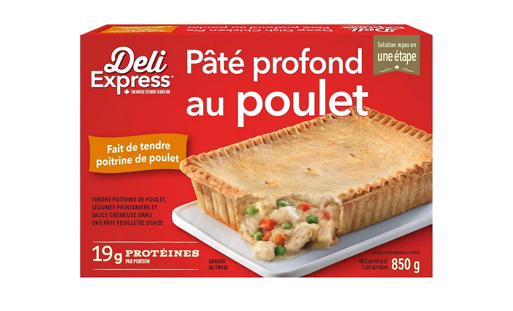 Deli Express Deep Dish Chicken and Veggie Pie